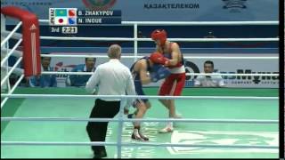 Light Fly (49kg) Final - Zhakypov (KAZ) vs Inoue (JPN) - 2012 AIBA Asian Olympic Qualifying Event