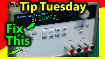 🔥 #577 Agilent E3646A Power Supply - How To Reset SECURED Calibration Code