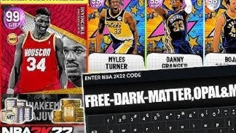 HURRY AND USE THIS NEW FREE DARK MATTER LOCKER CODE! FREE DARK MATTER & OPAL! NBA 2K22 LOCKER CODES