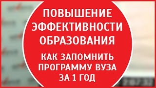 Эффективное образование | Программа ВУЗА за 1 год