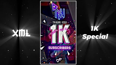 Thank you so much 💞 for 1k || 1k special video 🥳|| #xml #xml_file #alightmotion #alightmotionedit