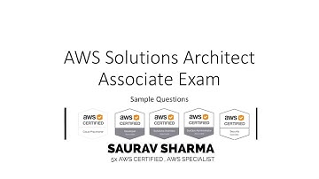 Official AWS Solutions Architect Associate Sample Practice Questions | Part 1 of 2