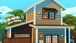 9-Sim Tiny Home | The Sims 4 Build Tour 🏡