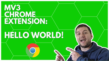 MV3 Chrome Extension: Hello World | How To Make A Chrome Extension