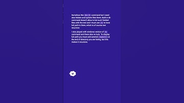 how to list all files and directories in given directory with full path but not recursiv... #shorts