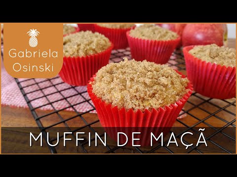 Vídeo: Muffins De Maçã Com Molho De Baunilha