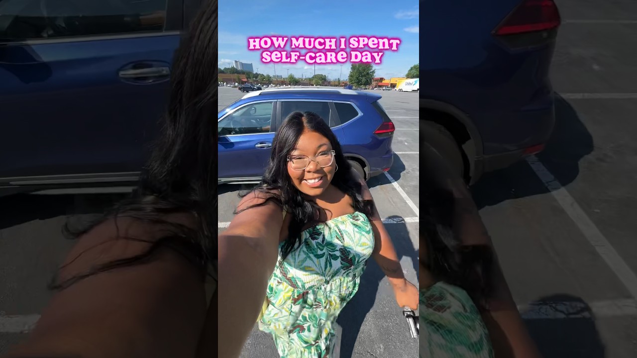 How much I spend on a ✨self care day✨ 