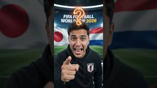 Japan vs Netherlands 2026 ⚽ | FIFA World Cup 2026 Prediction | Match Preview #shorts #viral