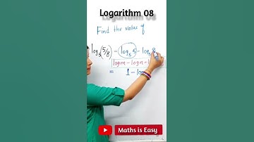 Logarithm | Basic Logarithm | Logarithm for CUET/ NDA/JEE/Class 12 #shorts #youtubeshorts #logarithm