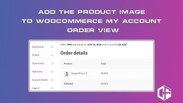 Add the product image to Woocommerce my account order view | Codesfever