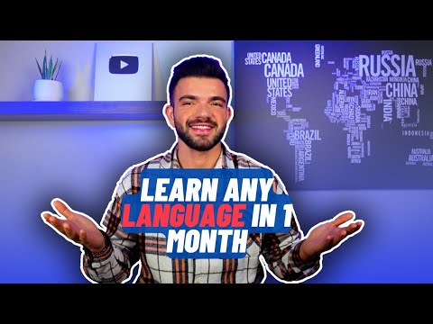 Learn ANY Language In ONE Month (9 Step Plan)