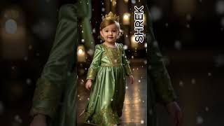 Adorable Babies Bring Shrek to Life on the Runway! #adorablecosplay #babymodels #cutebabyrunway