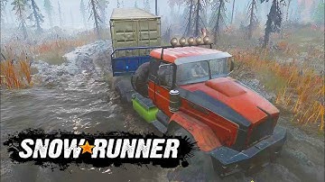 Instruments Of Development Mission (Island Lake) Tayga 6436, SnowRunner, pc gameplay