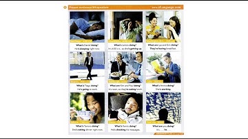 Grammar Focus: Present continuous Wh question