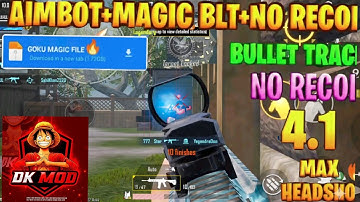 MAGIC BULLET CONFIG BGMI 4.1 | BGMI NO RECOIL CONFIG 4.1 | BGMI 4.1 NO RECOIL CONFIG | 100% Safe