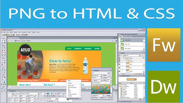 Adobe Fireworks How to best cut up and export your Mock up into HTML, CSS and img