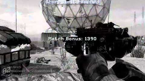 MW3 AON Straight Up Final Killcam on Dome