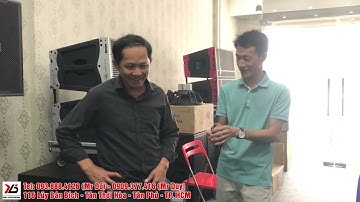 Khách Lâm Đồng mua 1 lúc Mixer Dynacord CMS 1000, Main 4 kênh RUBY 1800S và Loa RUBY