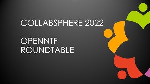 OpenNTF Roundtable at Collabsphere 2022