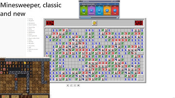 Microsoft Minesweeper, current and classical