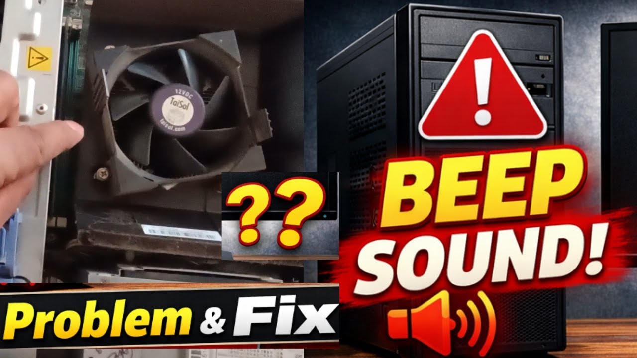 How to fix beep sound on pc startup | How to Fix No Display and Beep ...
