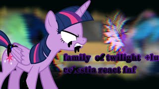 mlp :cadence shining armor flurry ,celestia and luna react to...