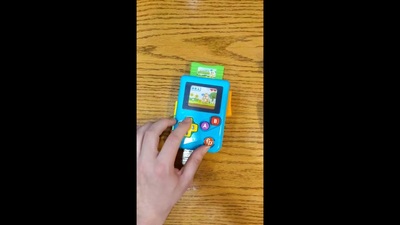 The Konami Code On Fisher Price Gameboy ACTUALLY WORKS