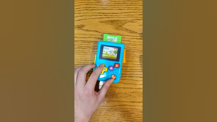 The Konami Code on the Fisher Price Gameboy ACTUALLY WORKS
