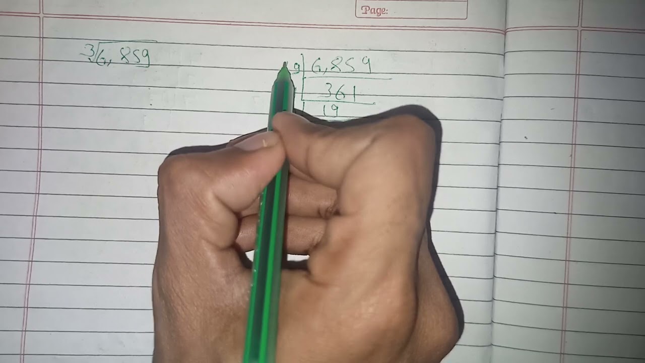 Cube Root Of 6859 By Prime Factorization Method YouTube Cube Root Of 6859 By Prime Factorization Method YouTube
