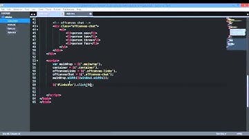 jQuery CSS3   off canvas sidebar navigation   like in mobille app