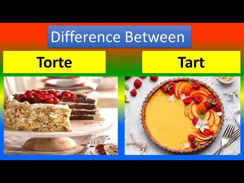 Difference between Torte and Tart