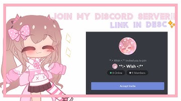 Join my Discord Server!!!! { Link in description and pinned comments!}