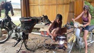 Repair girl: Repair and maintain 110cc dream