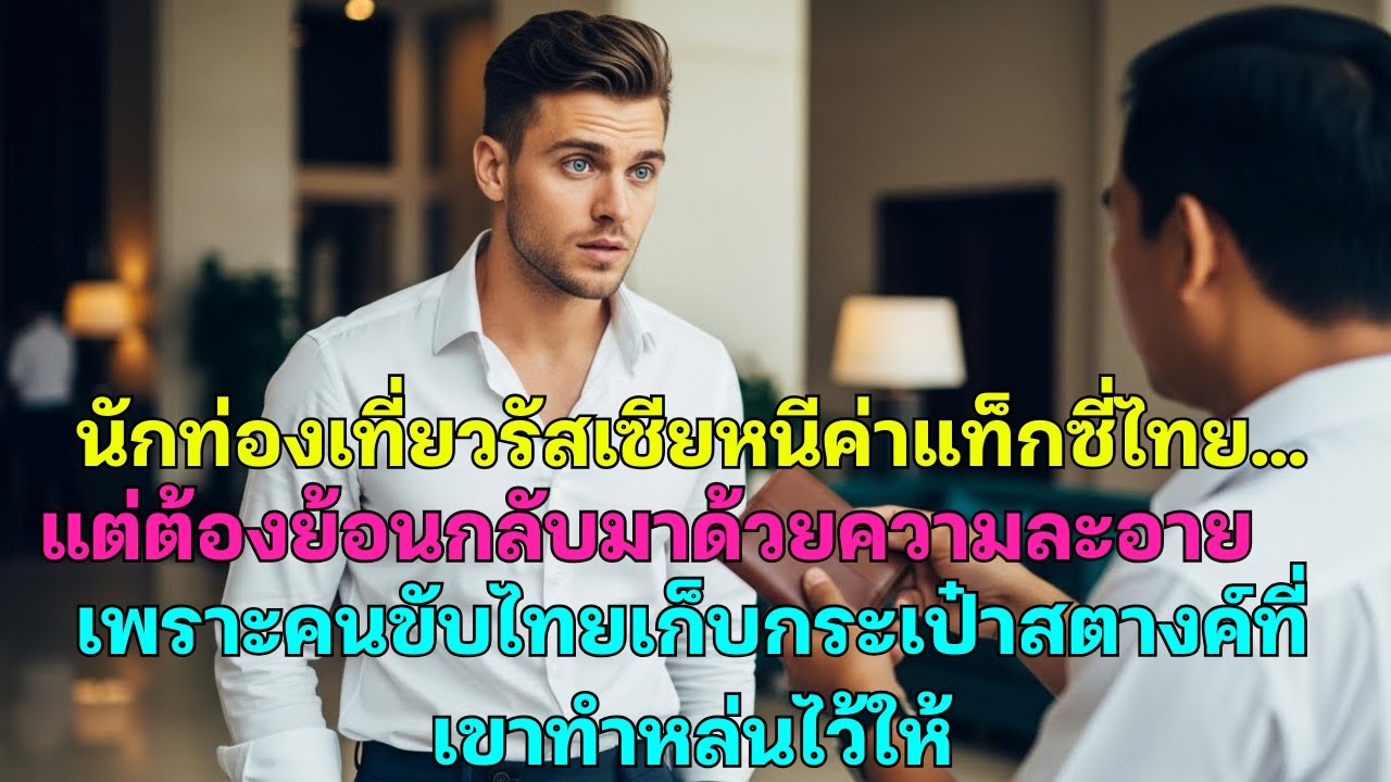 นักท่องเที่ยวรัสเซียหนีค่าแท็กซี่ไทย…แต่ต้องย้อนกลับมาด้วยความละอายเพราะคนขับไทยเก็บกระเป๋าสตาง....