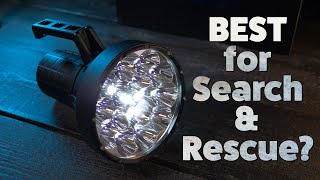 Imalent SR16: BEST Search & Rescue light? (review & beam test)
