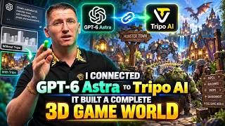 I Connected GPT-6 Astra to Tripo AI — It Built a Complete 3D Game World screenshot 2