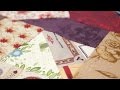 Hand-Piecing Crazy Quilt Squares onto Foundation Fabric