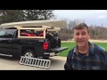 Keiths Canoe Rack and ATV in truck