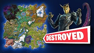 Fortnite Chapter 6 Map After We Abandoned It Lost And Broken