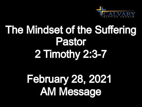 The Mindset of the Suffering Pastor