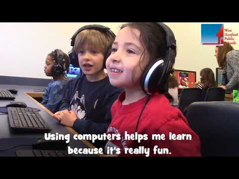 Kindergarten at Bugbee School in West Hartford, CT