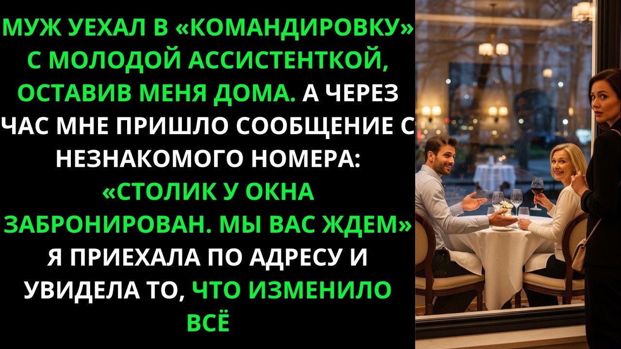 Муж уехал с ассистенткой, а мне пришло сообщение с адресом — то, что я увидела там, изменило всё.