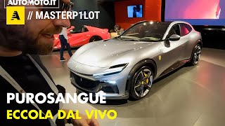 Come è fatta (DAL VIVO) | Ferrari Purosangue v12