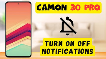 Camon 30 Pro Enable Disable Notifications || How to turn on off notifications