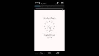 Android Analog and Digital Clock Demo screenshot 5