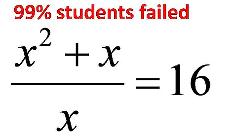 Find the value of x^2+x/x =16 || Solving a Harvard University entrance exam || Olympiad Exam Tricxks
