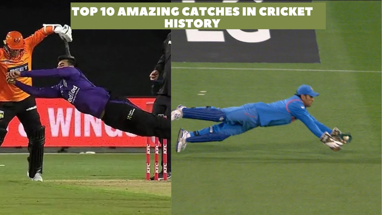 Top 10 catches in crikcet history Best catches in cricket Amazing catches in cricket history
