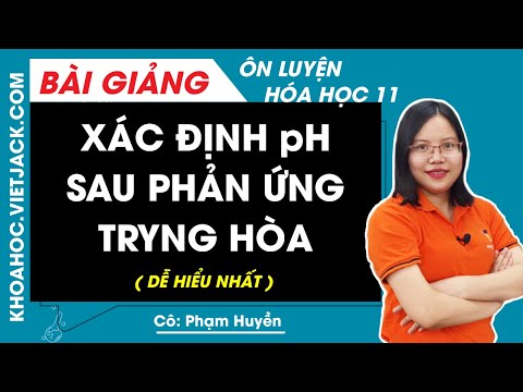 Video: Có thể sử dụng phản ứng trung hòa như thế nào để tìm nồng độ của một gốc axit?