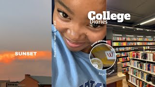 COLLEGE DIARIES ep.2| Grocery haul, bought new books, venting, theater events + more .🤍