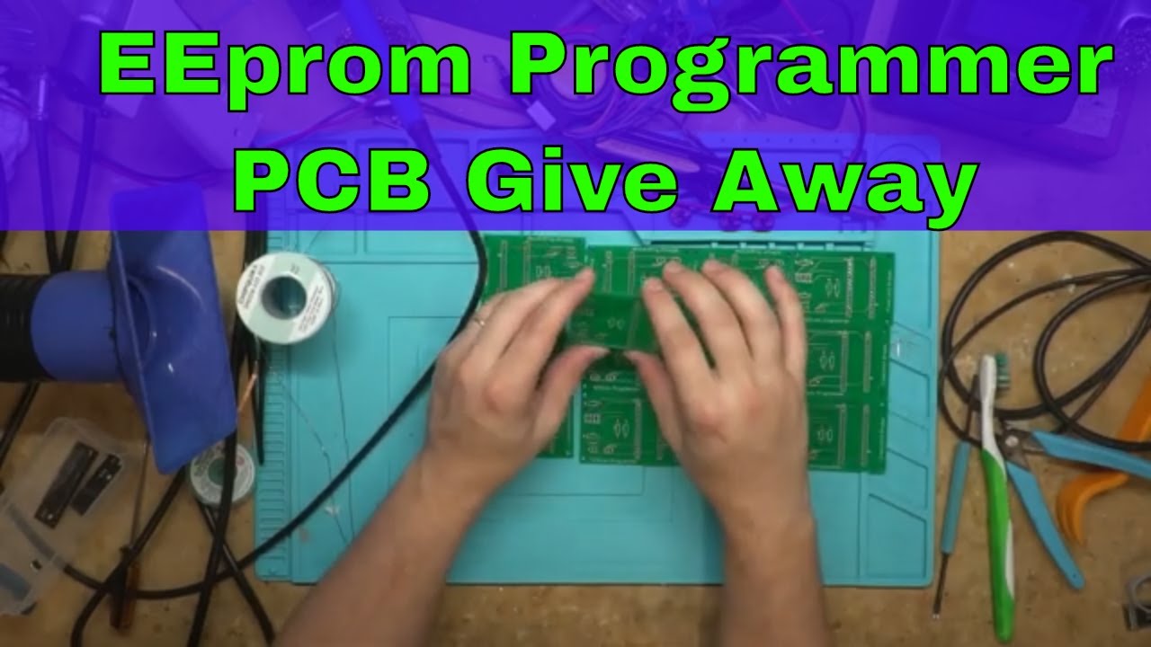 Give Away: Blank PCB of the Arduino based EEprom programmer - YouTube